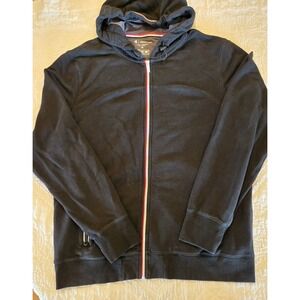 Fourlaps Men's Size XL Rush Zip Front Hoodie Re-up Dark Navy Blue